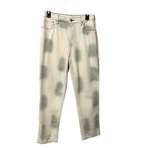 Pacsun Mom Jeans Tie Dye Straight Leg Light Wash High Rise Womens Size 28